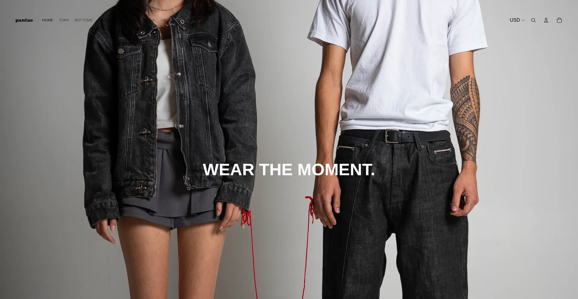 Pantaoclothing.com Screenshot