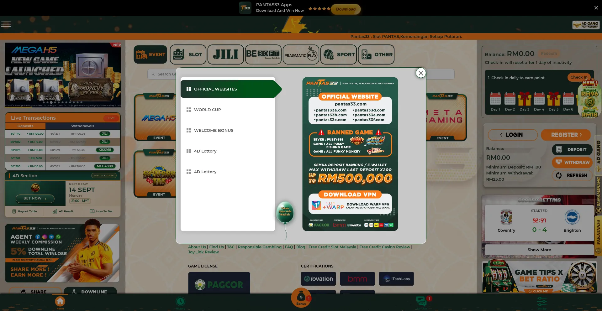 Pantas33e.com