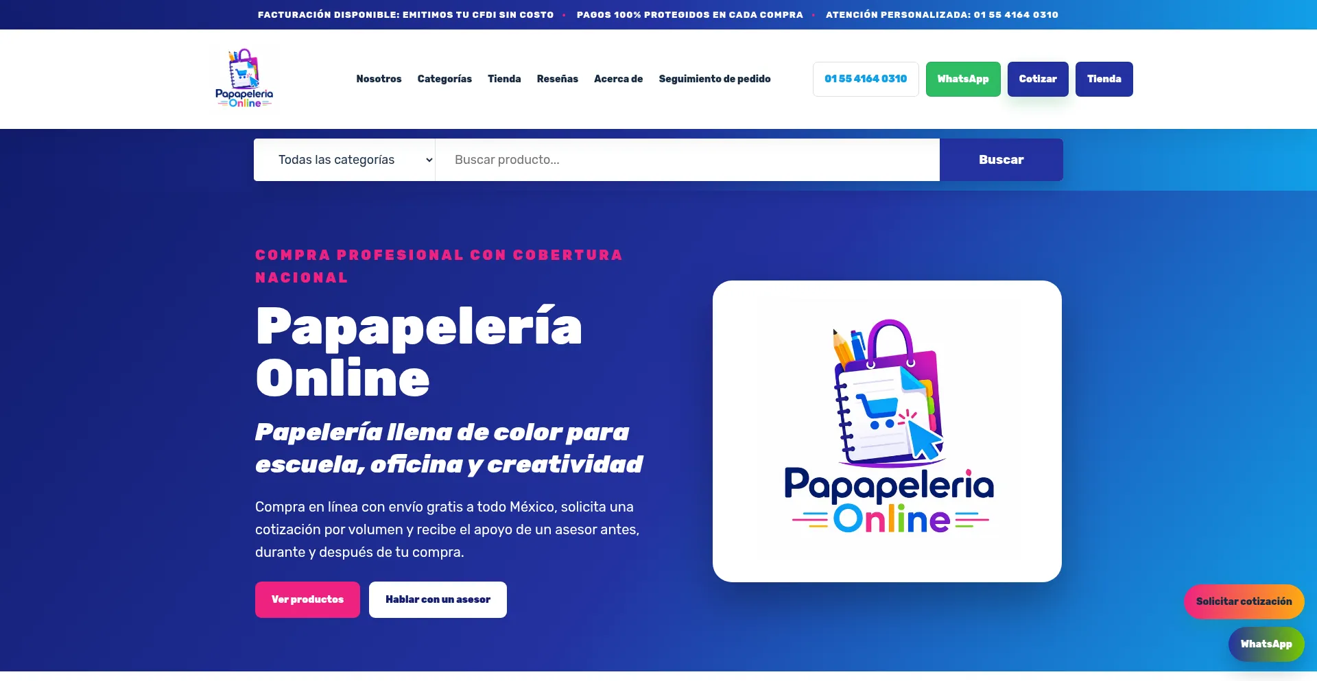 Papapeleriaonline.com.mx