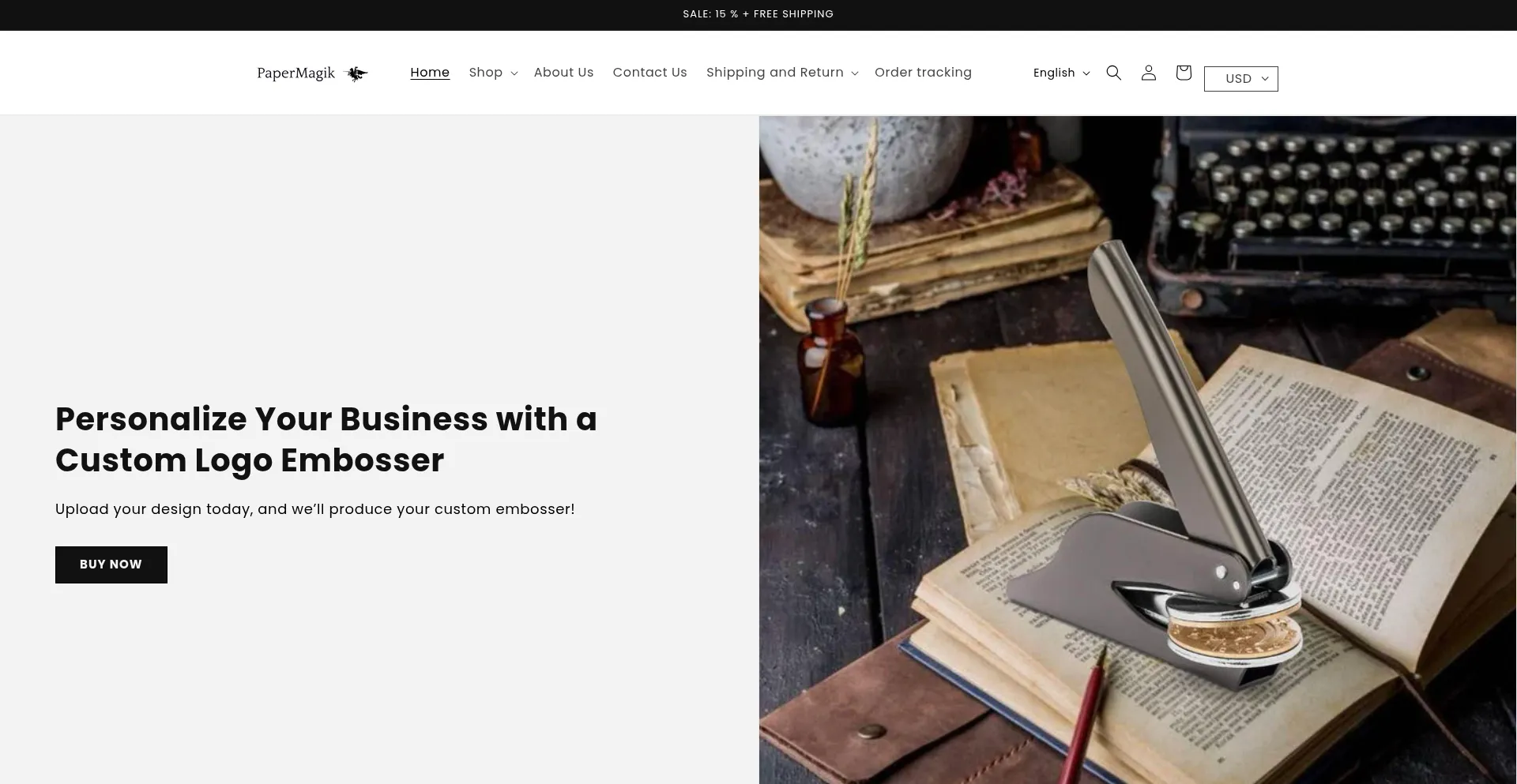 Papermagik.com Screenshot