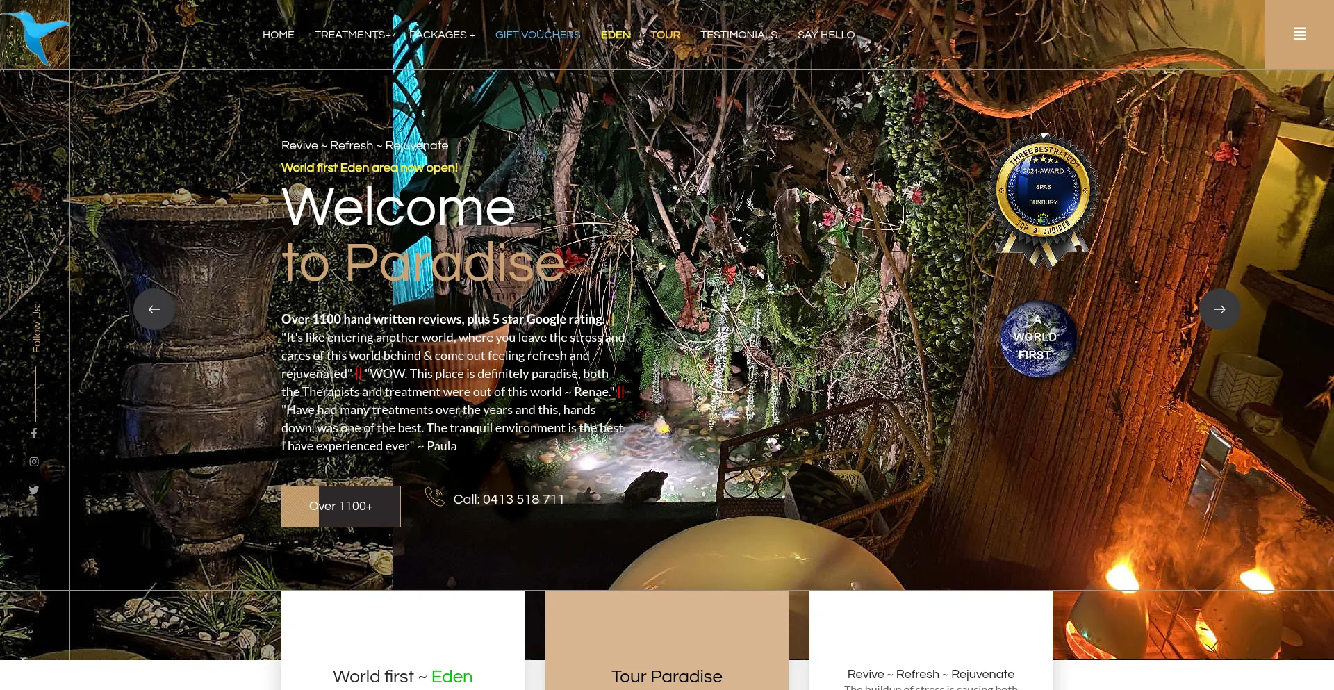 Paradisedayspa.com.au