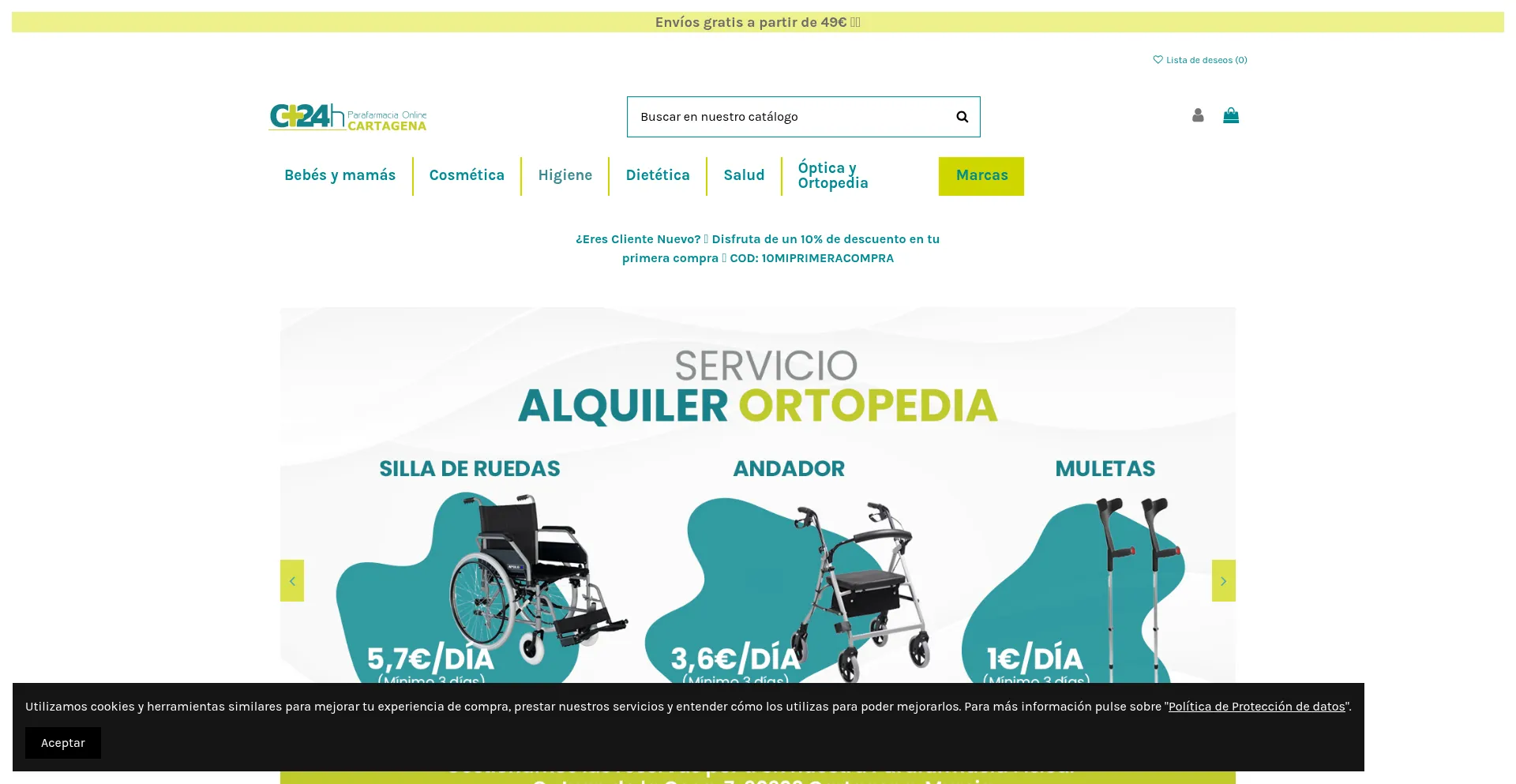 Parafarmaciacartagena24h.com Screenshot