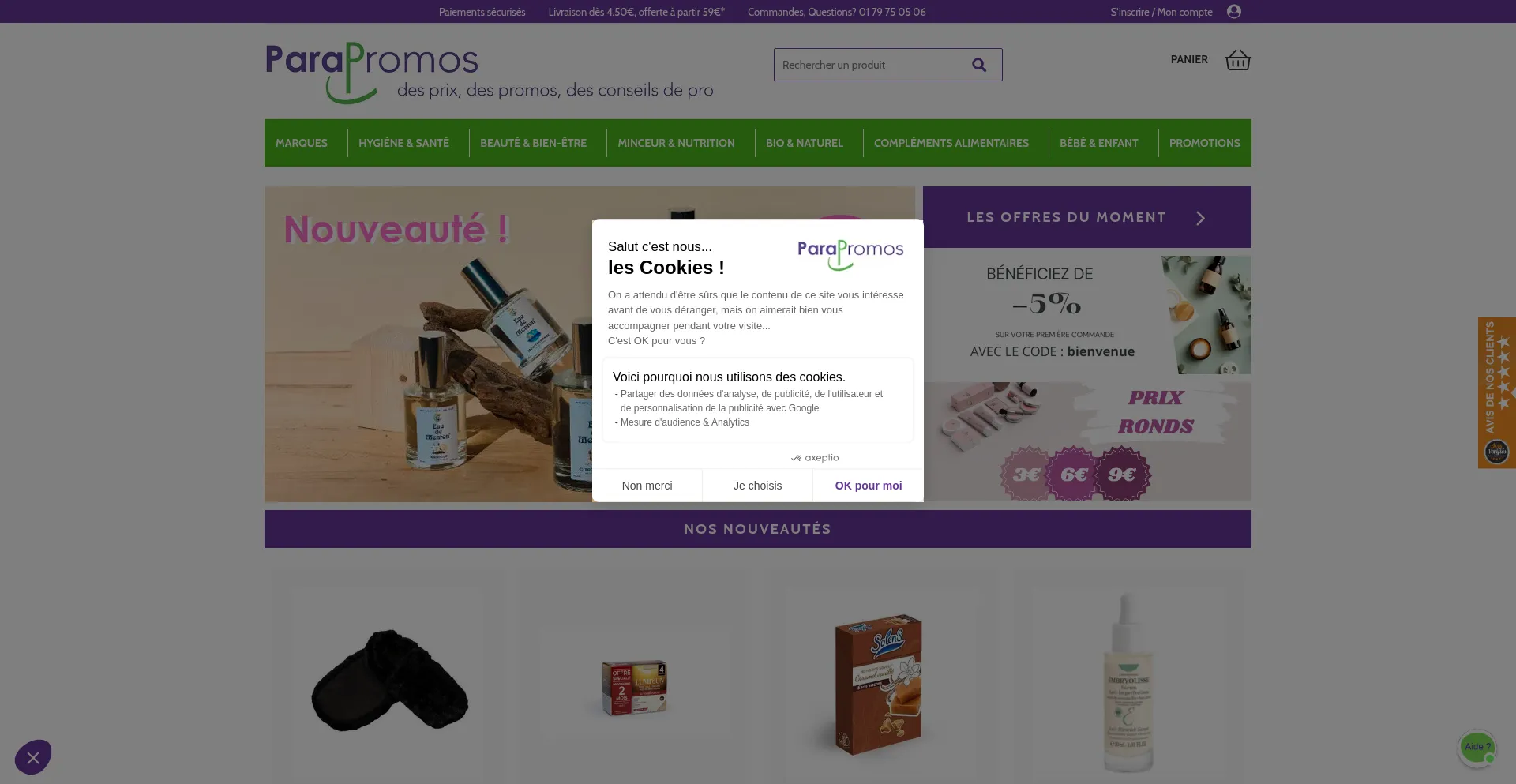 Parapromos.com Screenshot