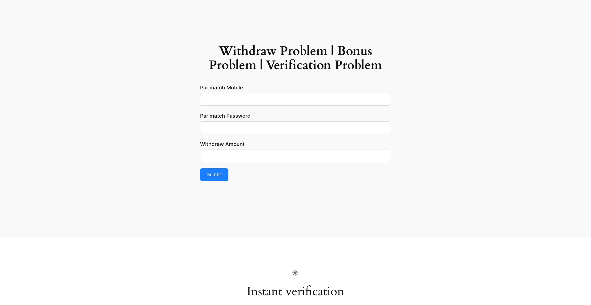 Paripayment.com Screenshot