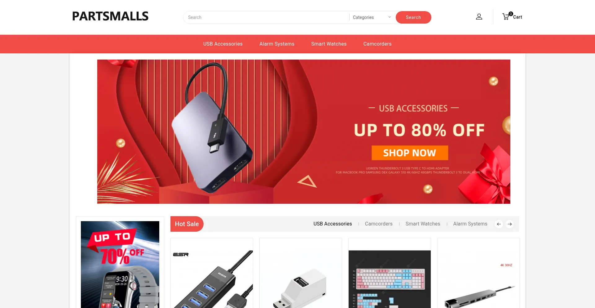 Partsmalls.com Screenshot