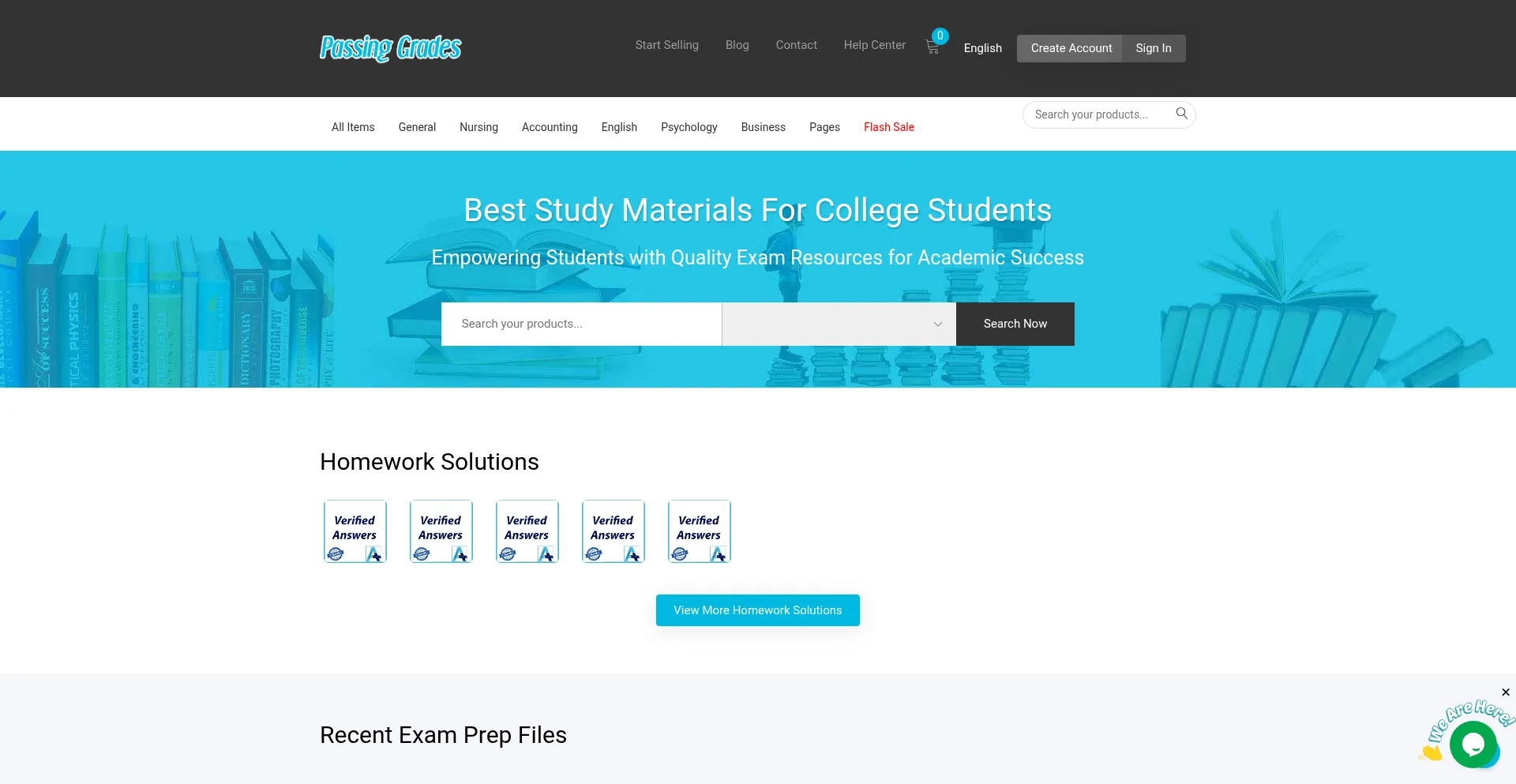 Pasinggrades.com Screenshot