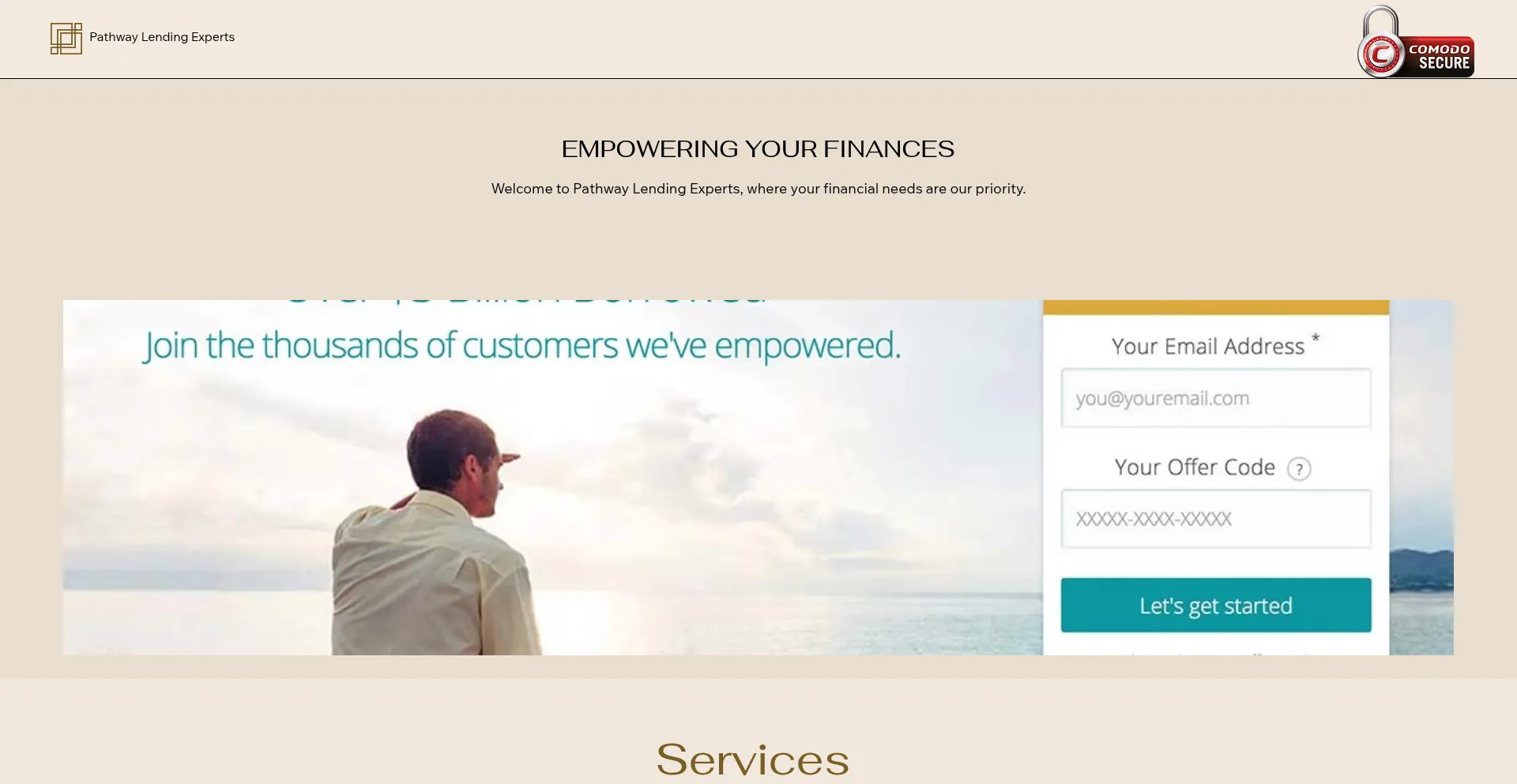 Website screenshot of Pathwaylexperts.com