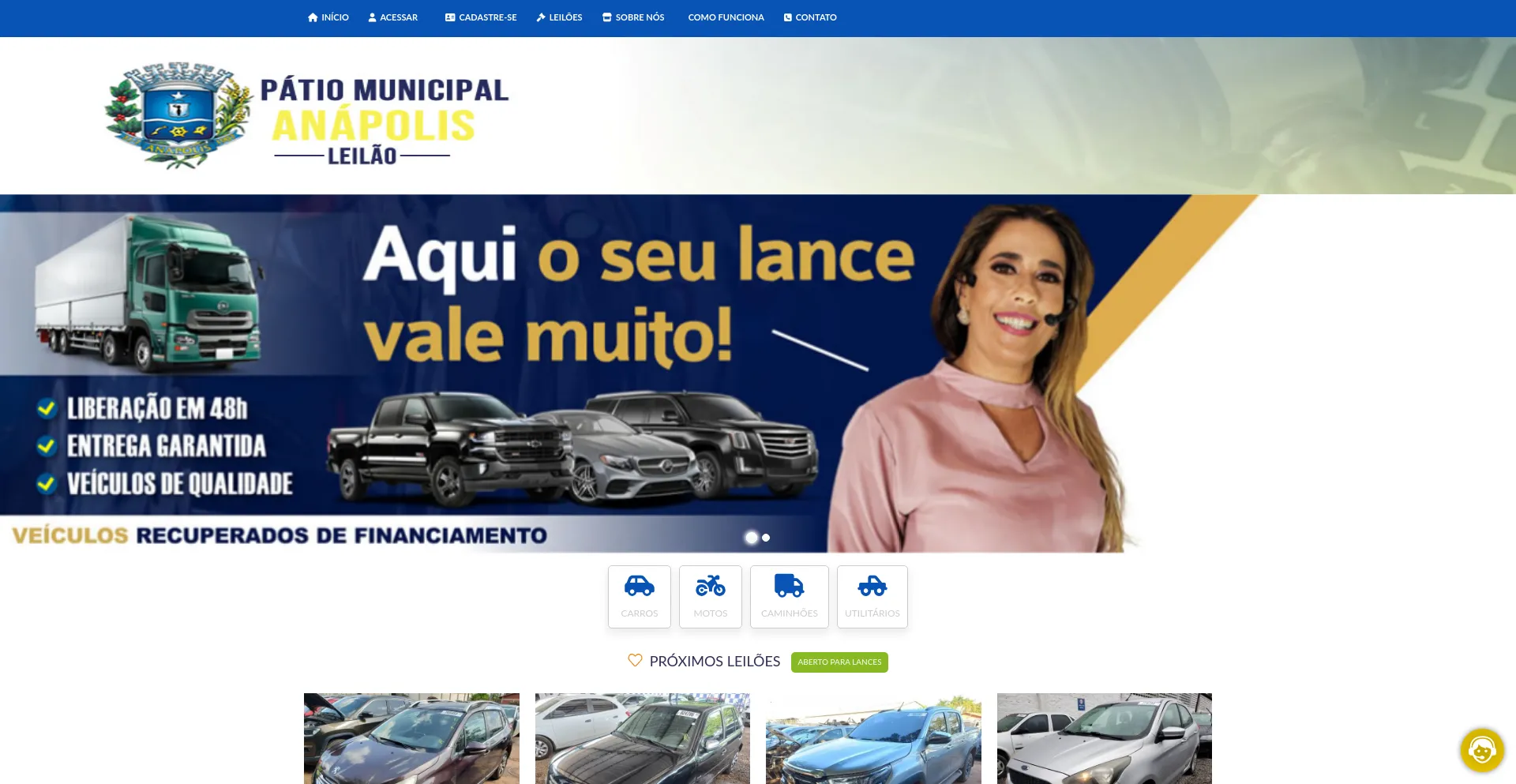 Website screenshot of Patiomunicipalanapolis.com