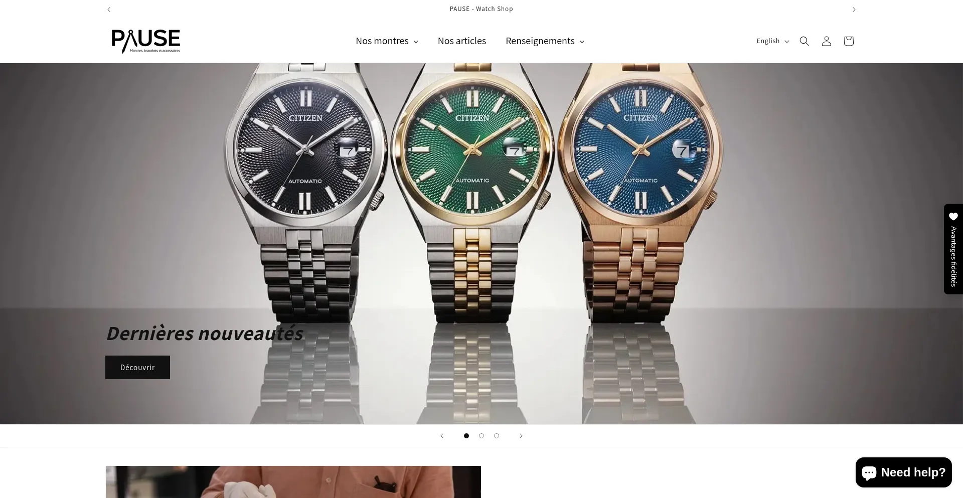 Pause-montres.fr Screenshot
