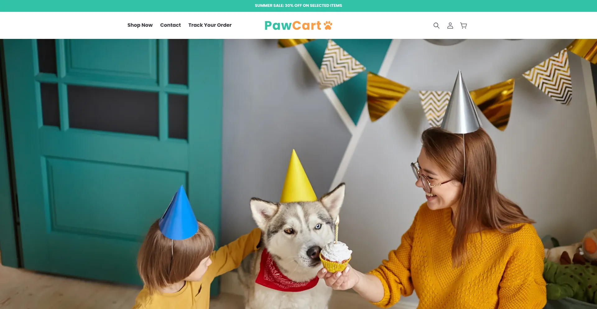 Pawcart.co Screenshot