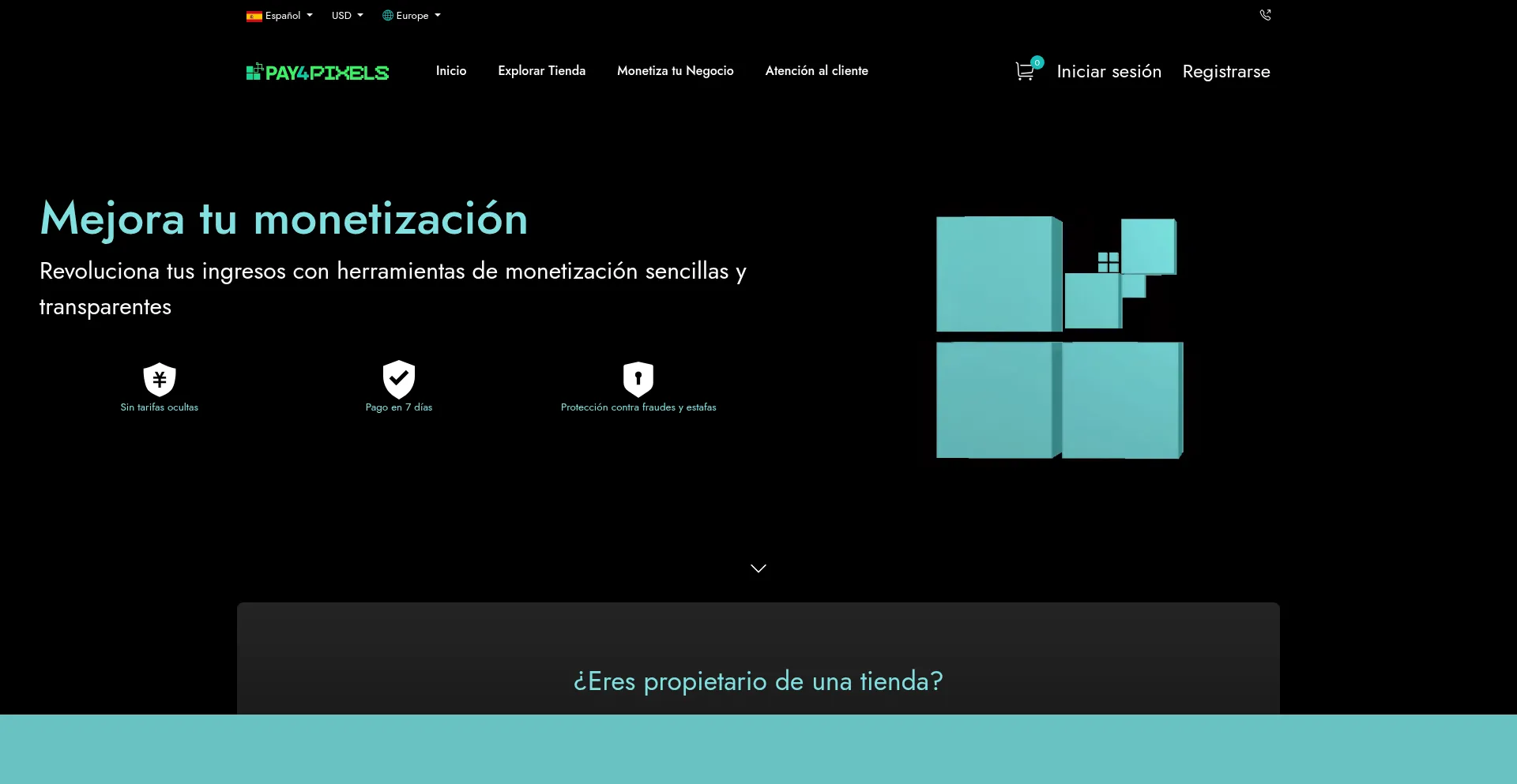 Pay4pixels.com Screenshot