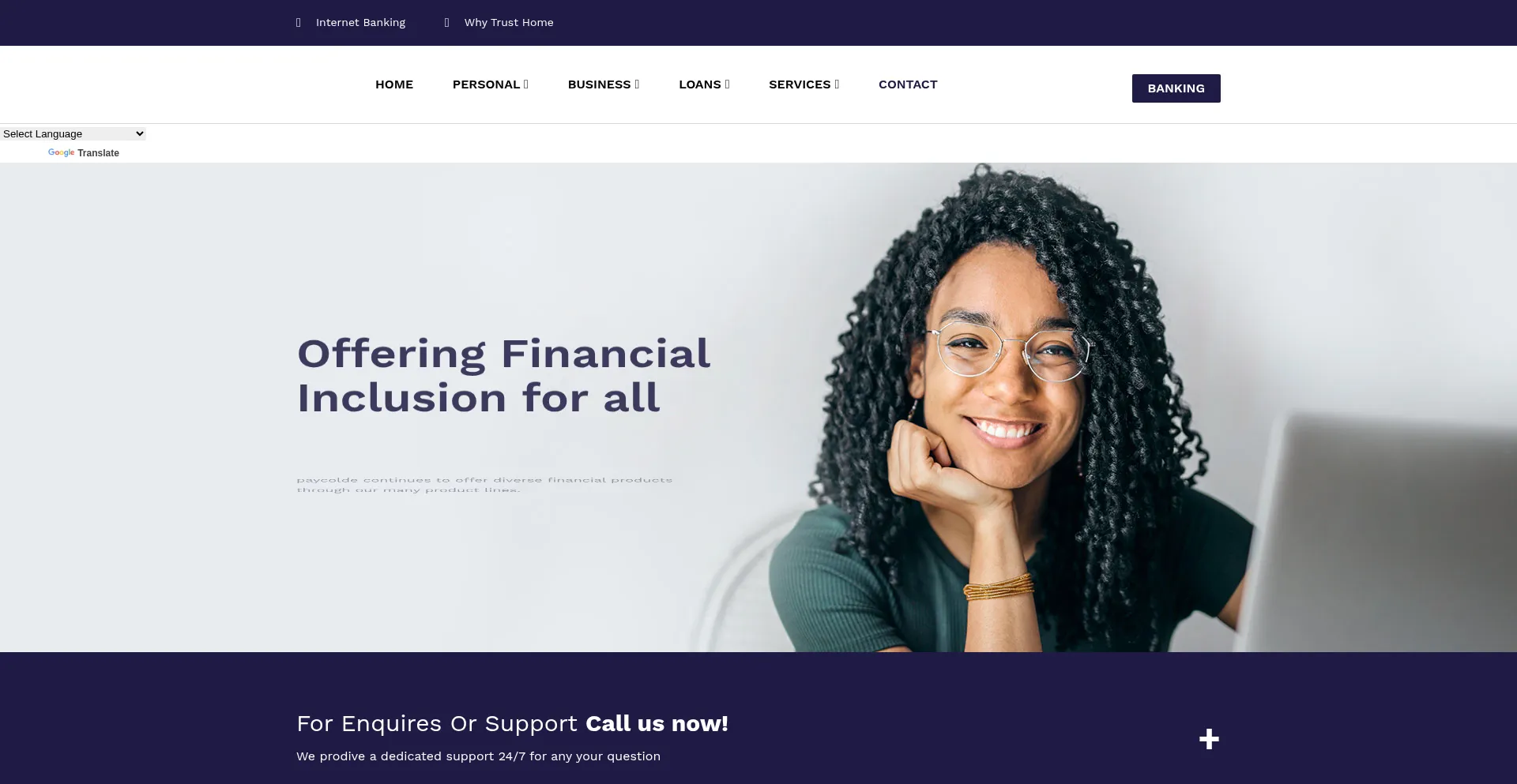 Website screenshot of Paycolds.com