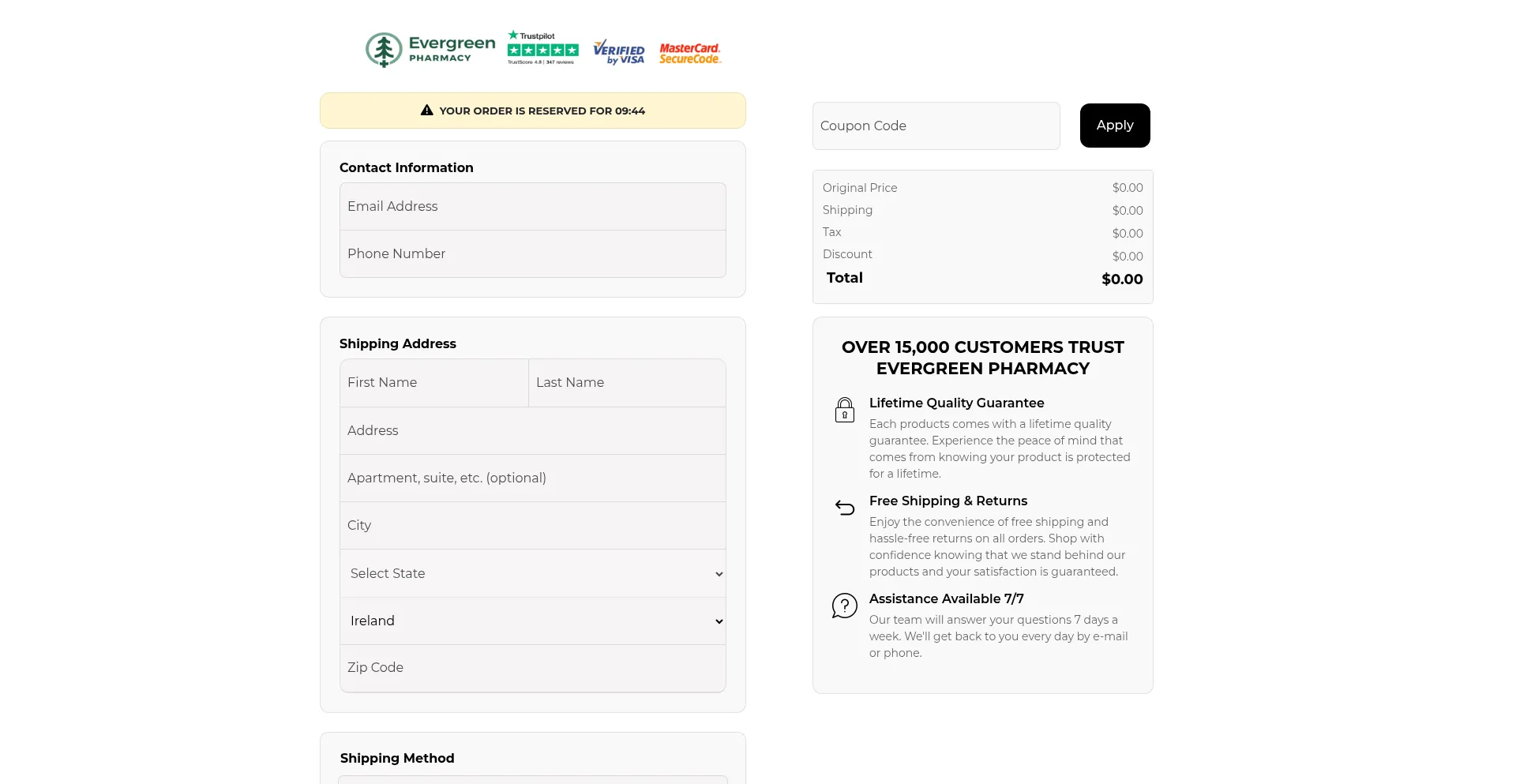 Payment.pharmacy-evergreen.com