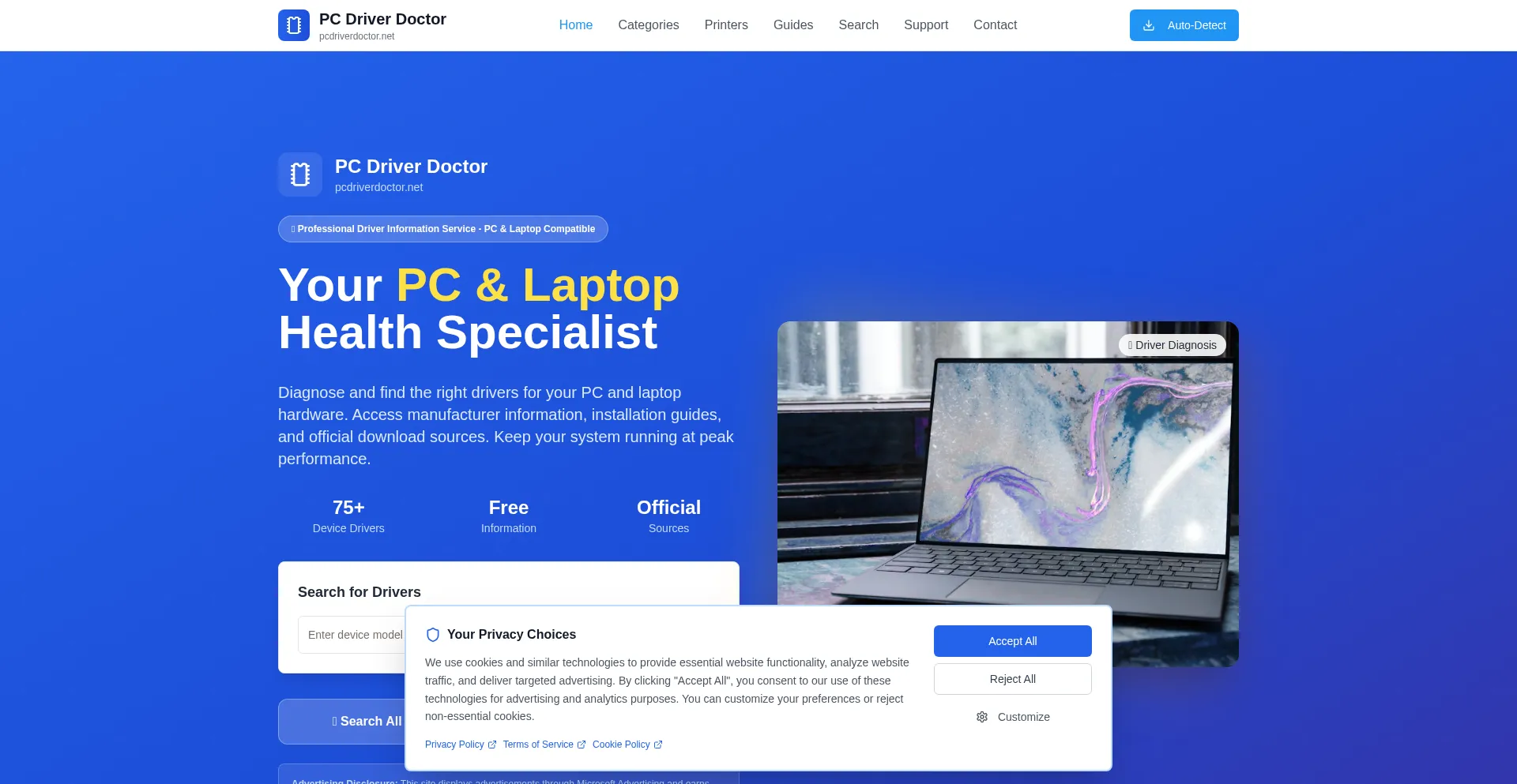 Pcdriverdoctor.net Screenshot