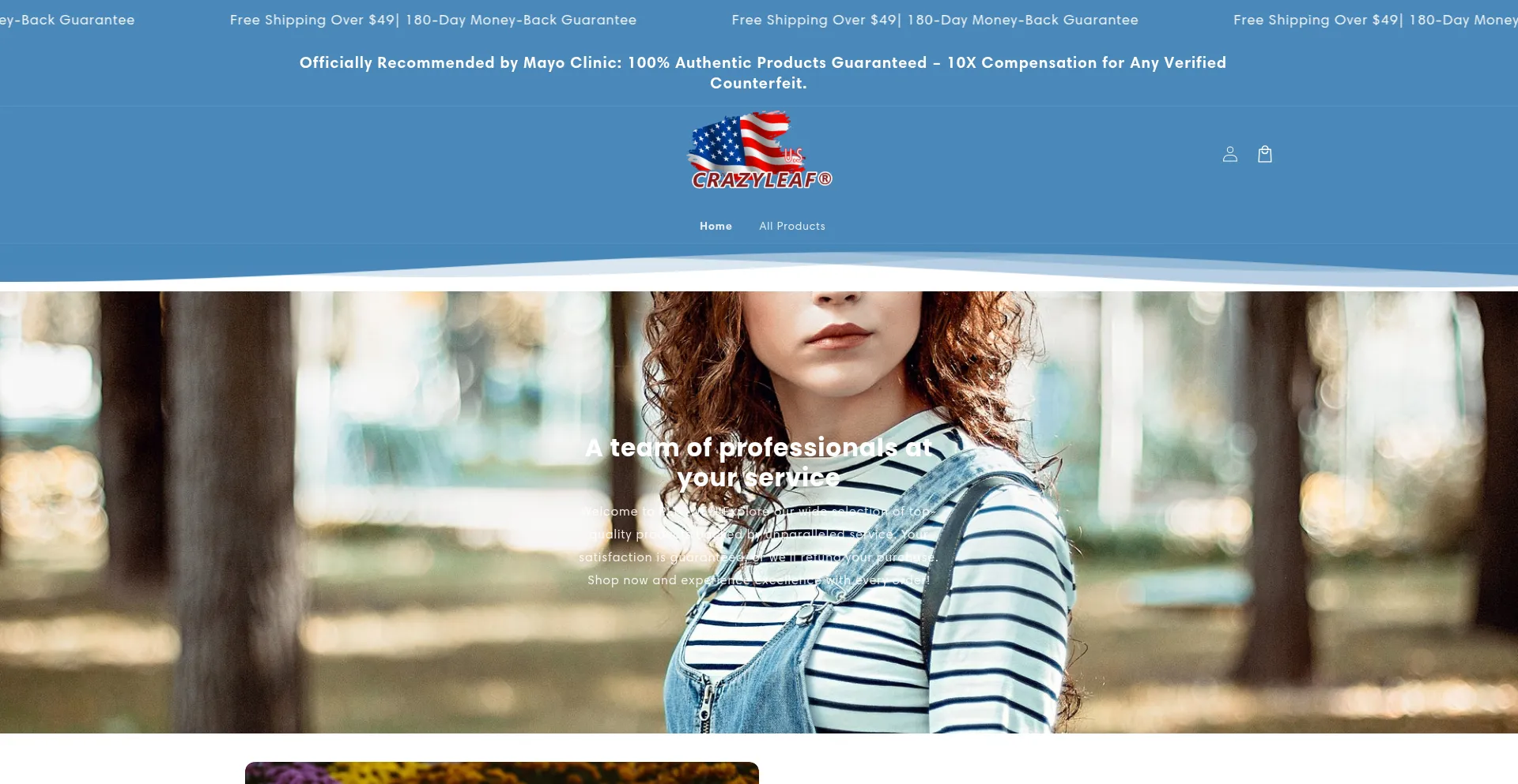 Website screenshot of Peacelif.com