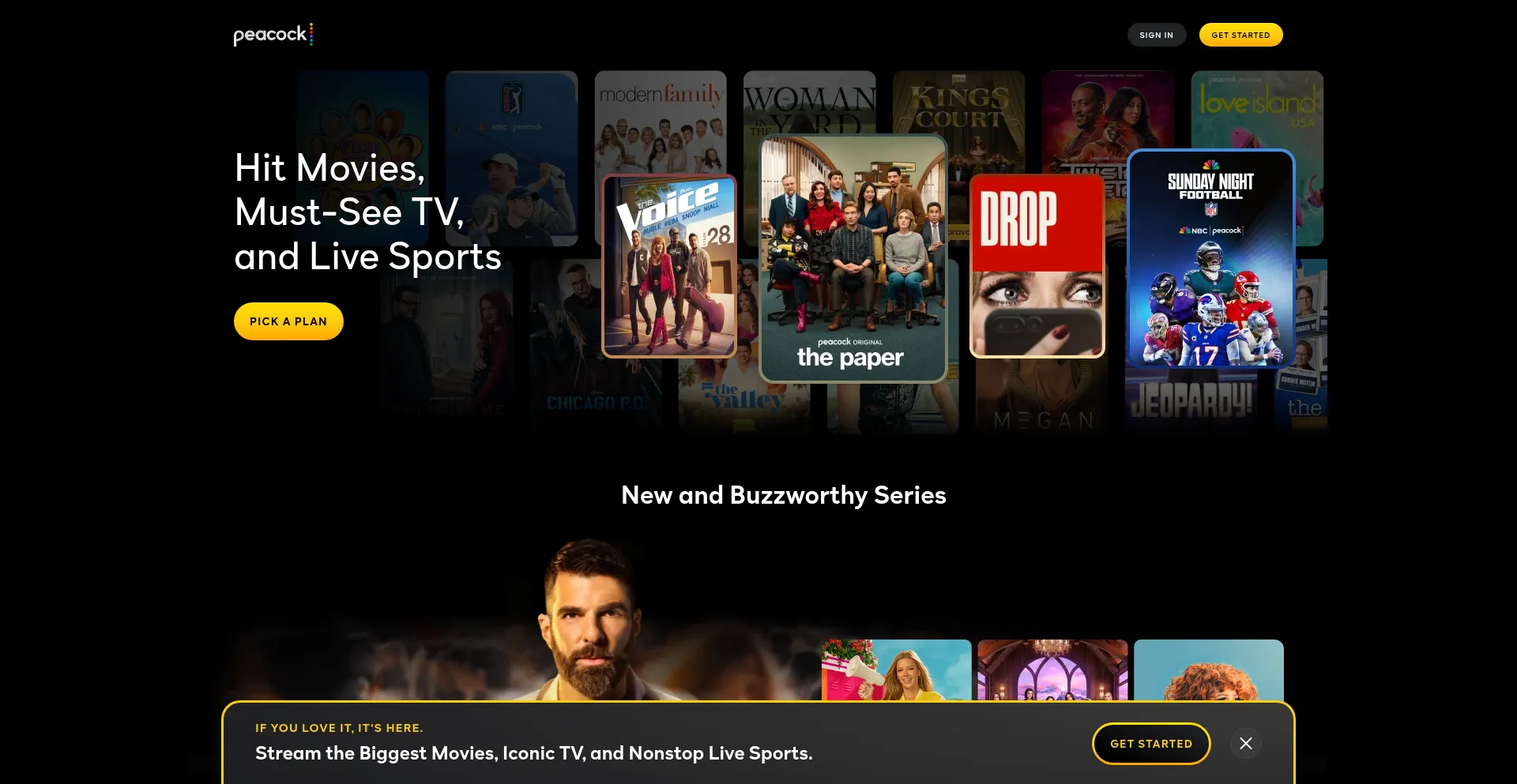 Peacocktv.com Screenshot