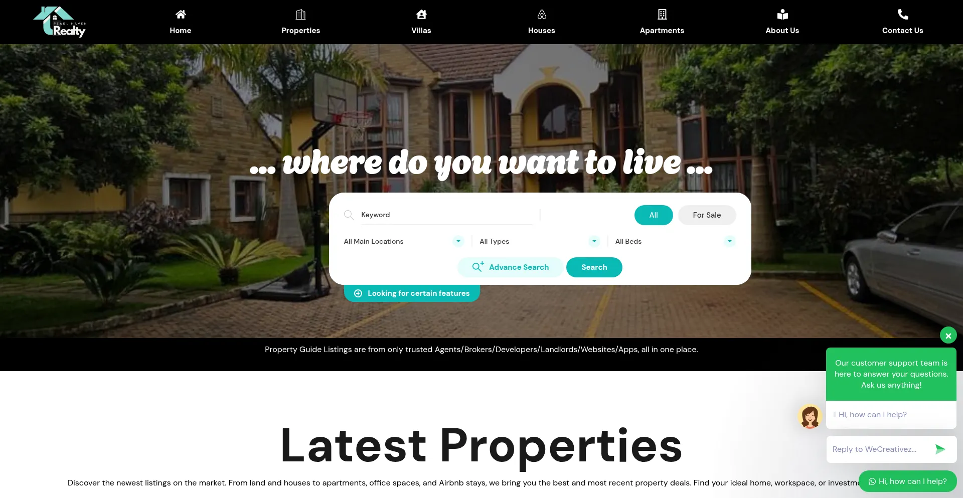 Pearlhavenrealty.com Screenshot