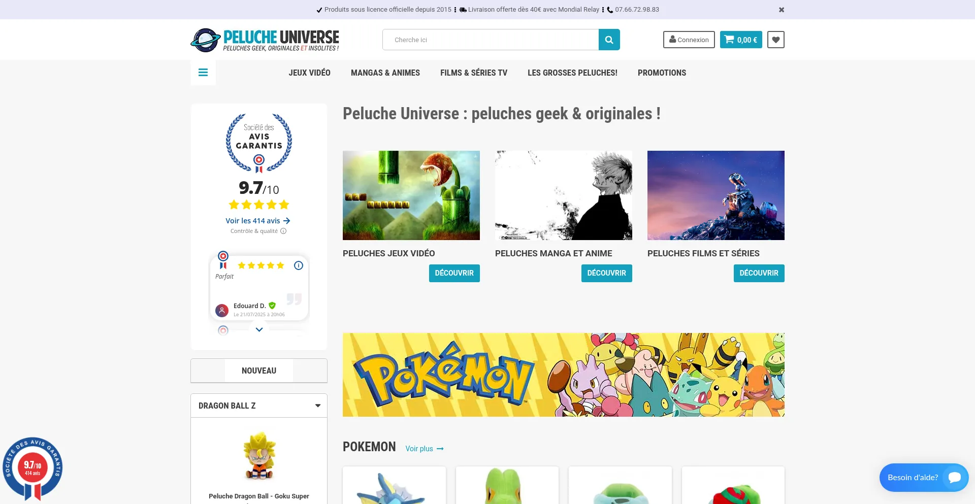 Pelucheuniverse.com