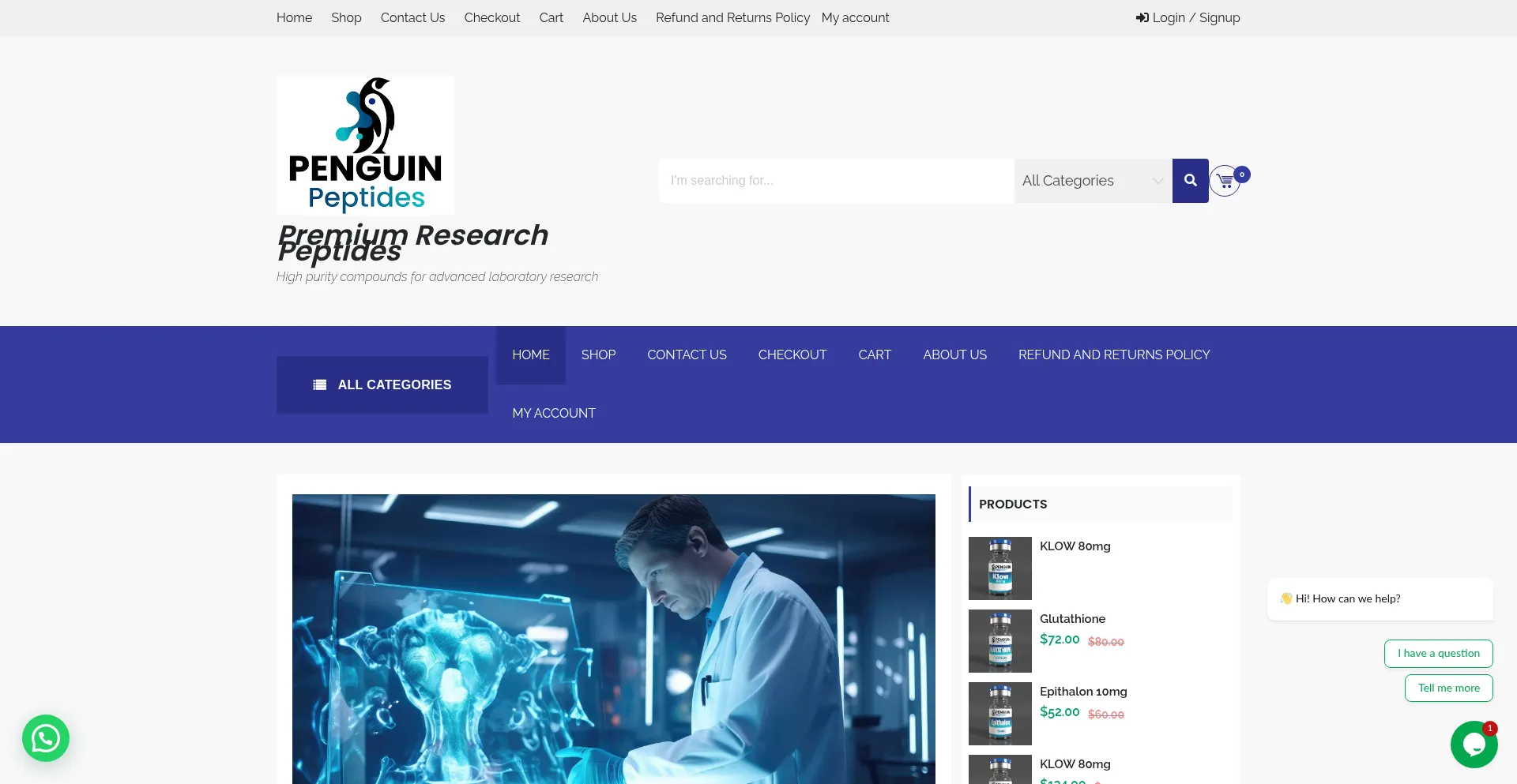 Penguipeptides.com