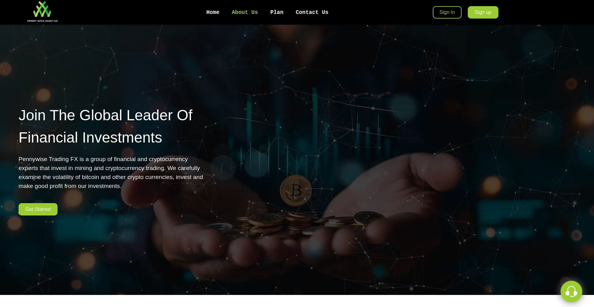 Website screenshot of Pennywisse.com