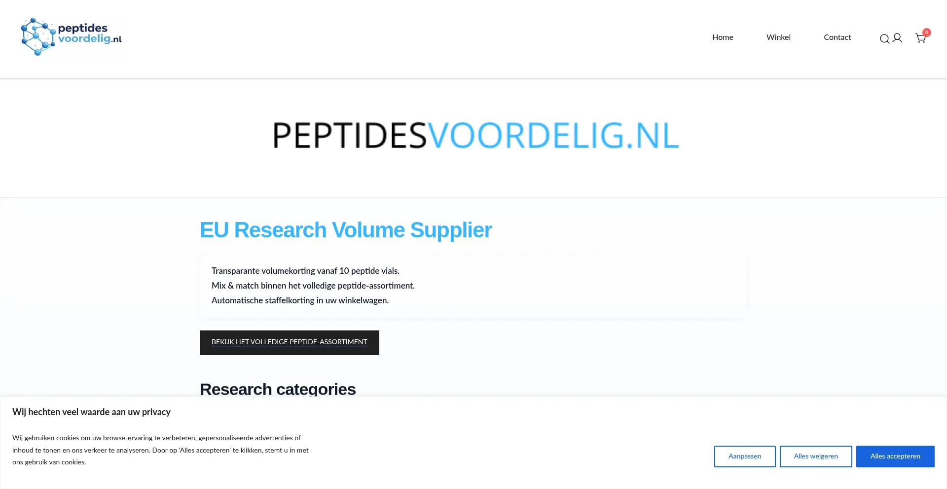 Peptidesvoordelig.nl