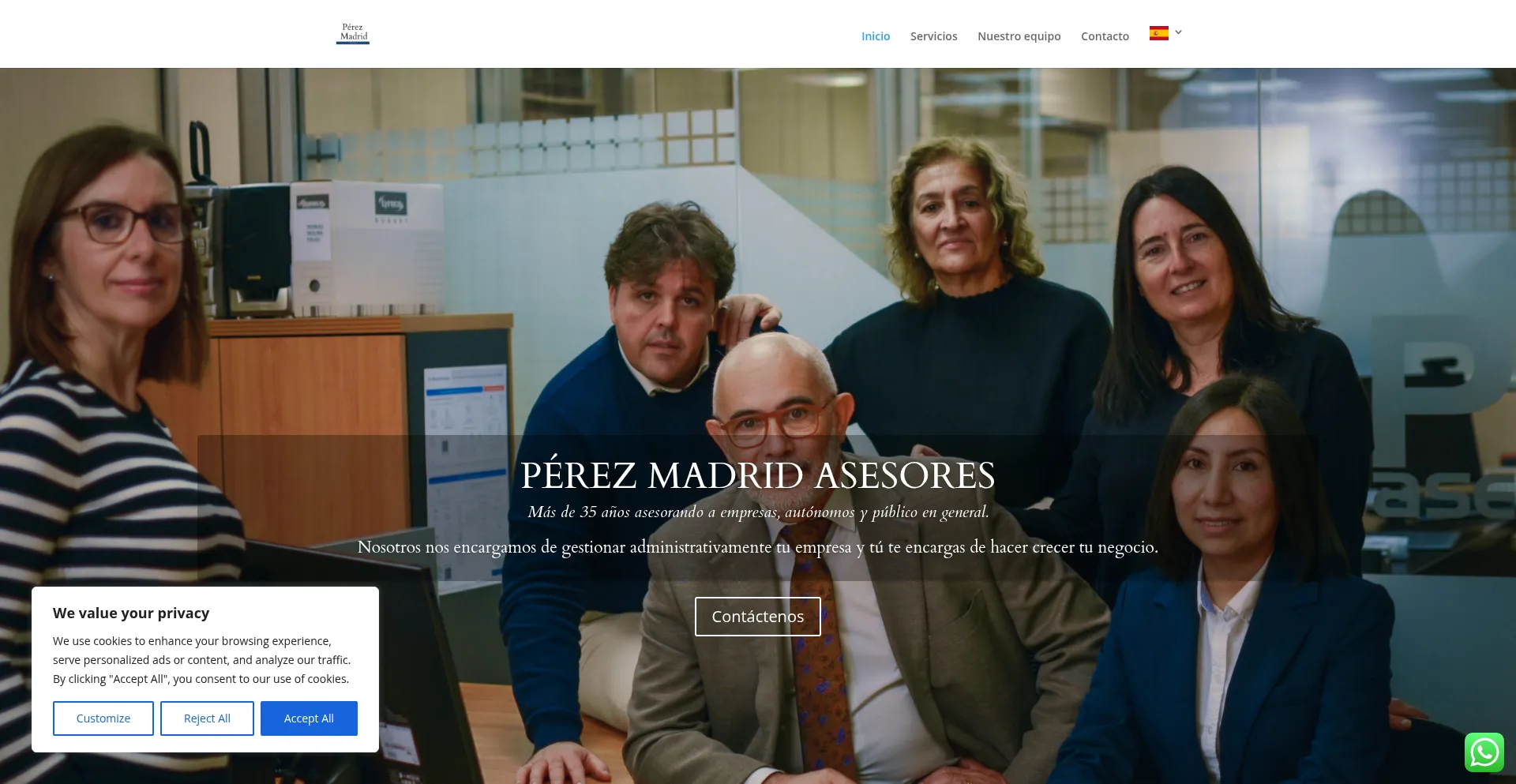 Perezmadrid.com Screenshot