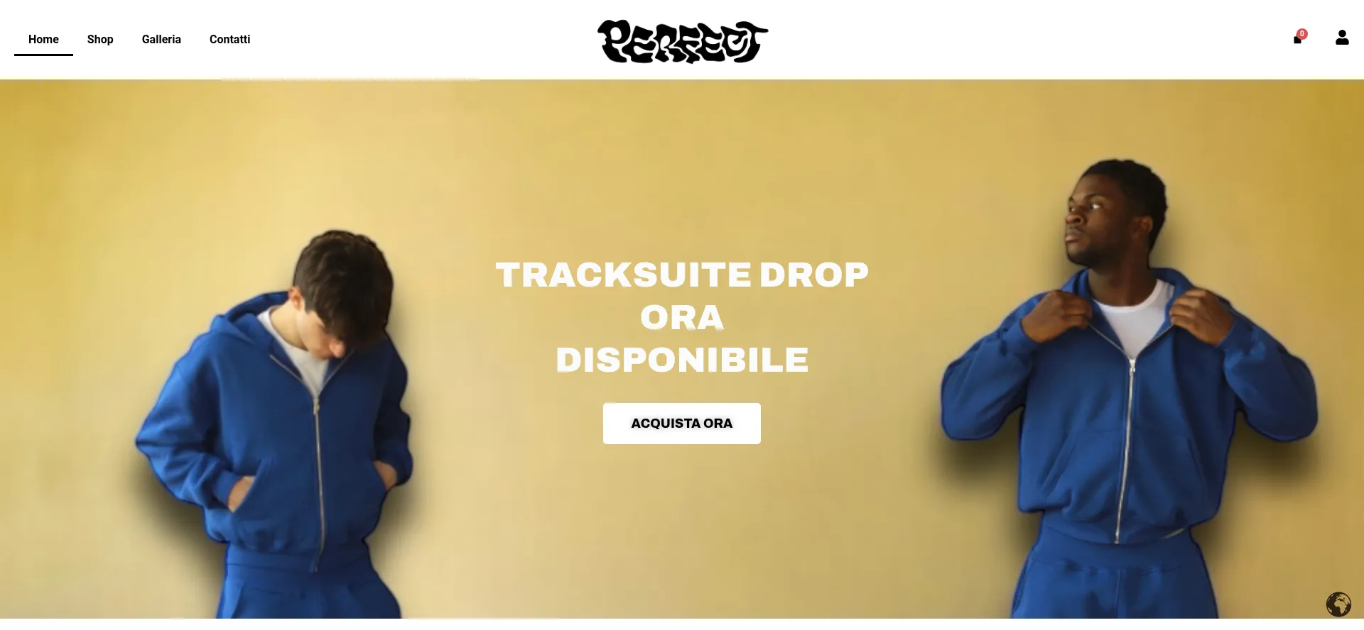 Website screenshot of Perfectsl.eu