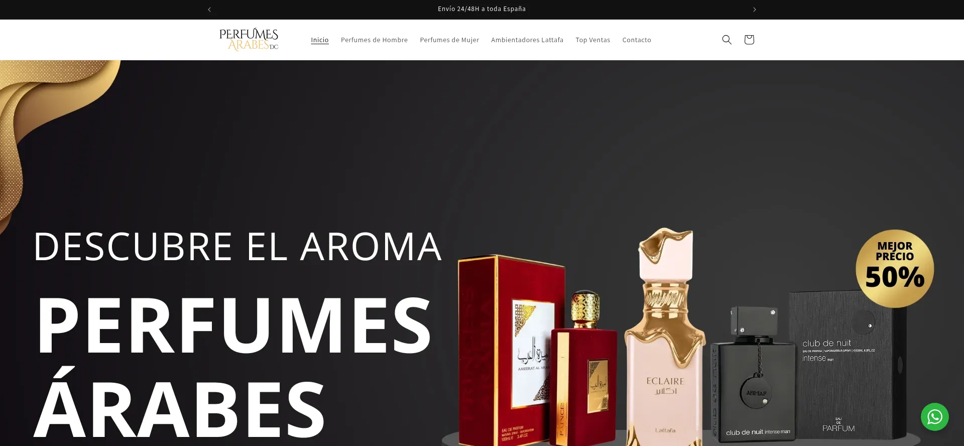 Perfumesarabesdc.com