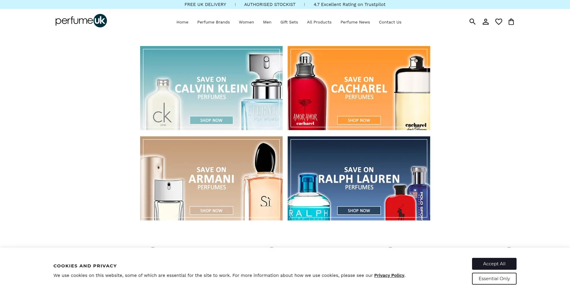 Perfumeuk.co.uk Screenshot