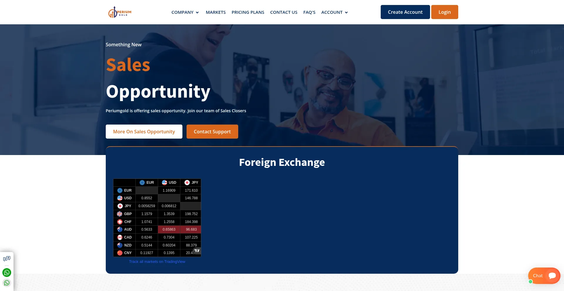 Website screenshot of Periumgold.com