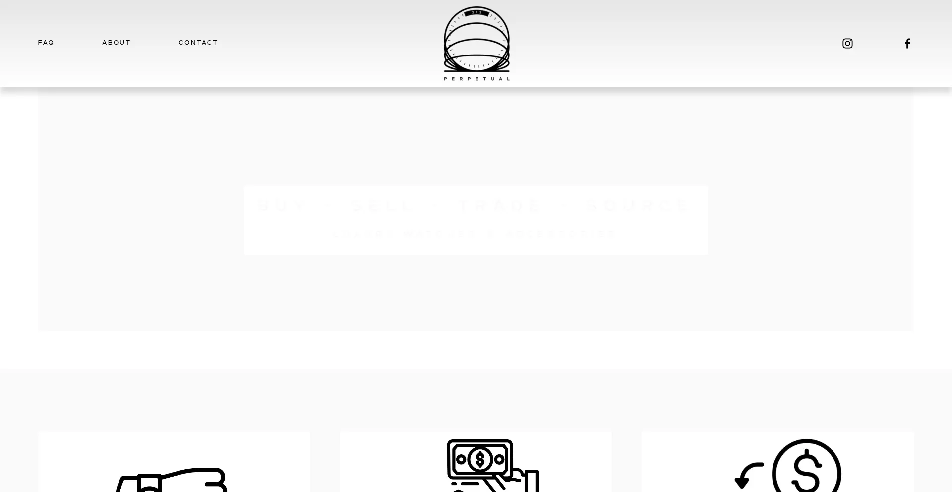 Website screenshot of Perpetual313.com