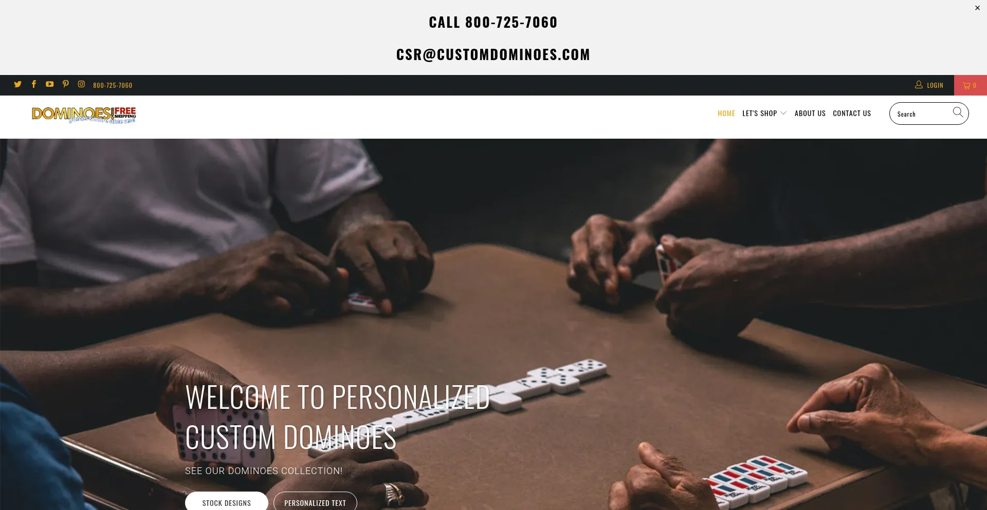 Personalizedcustomdominoes.com