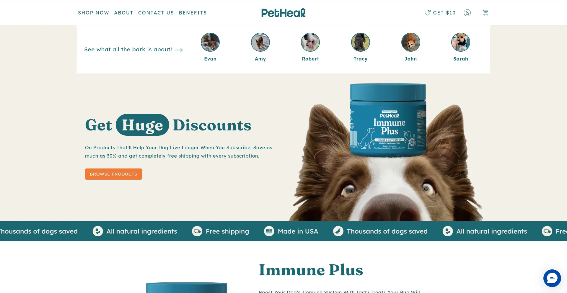 Petheal.com Screenshot