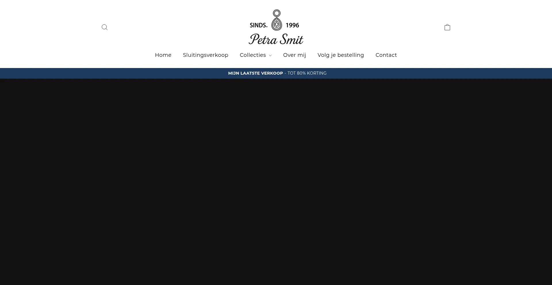 Website screenshot of Petra-smit.nl