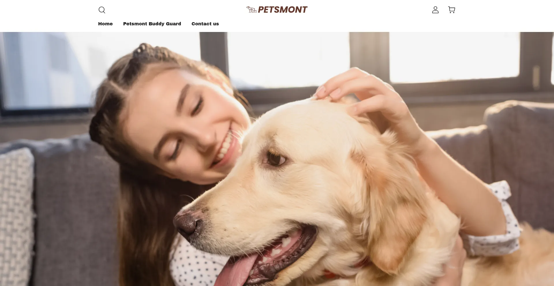 Website screenshot of Petsmont.us