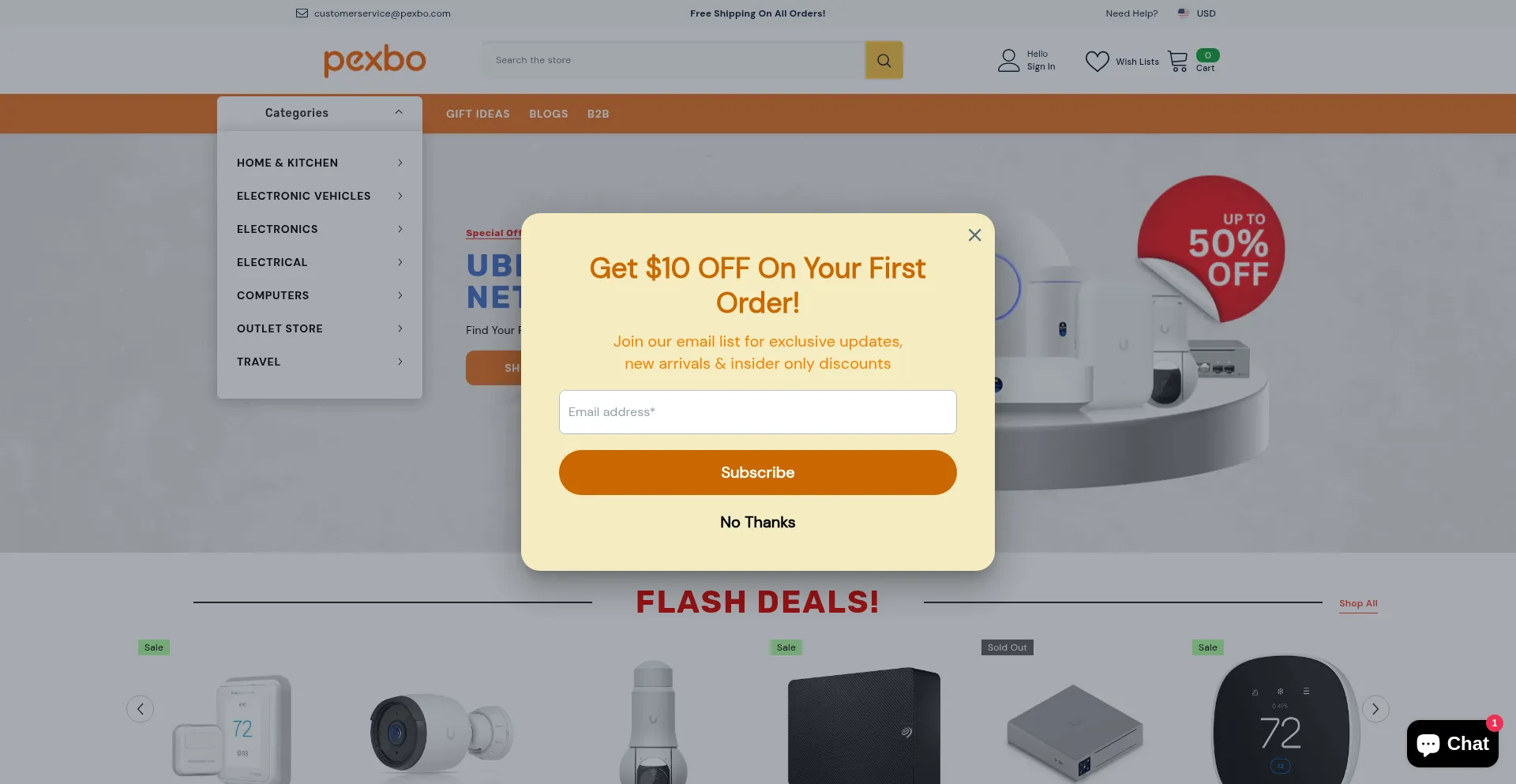 Pexbo.ca Screenshot