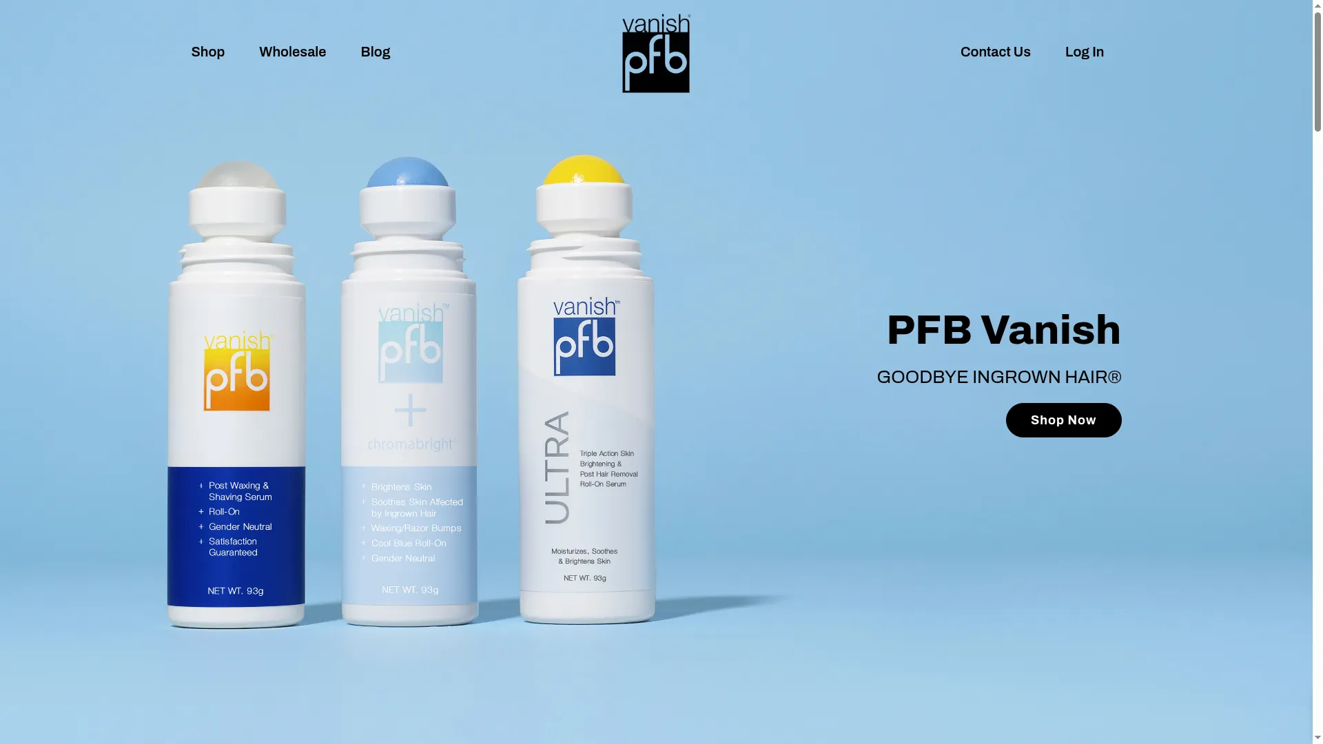 Pfbvanish.com
