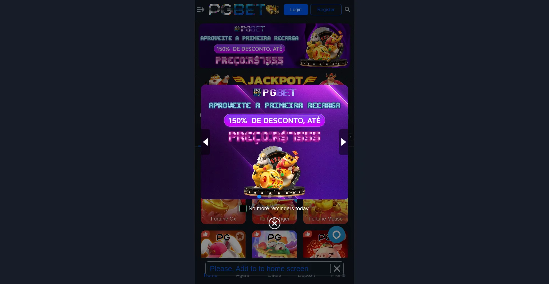 Website screenshot of Pgjbs.com