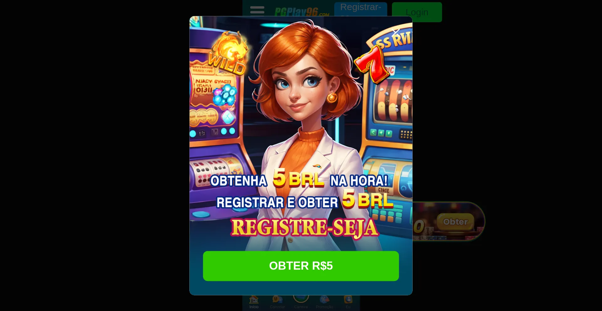 Website screenshot of Pgplay96.com