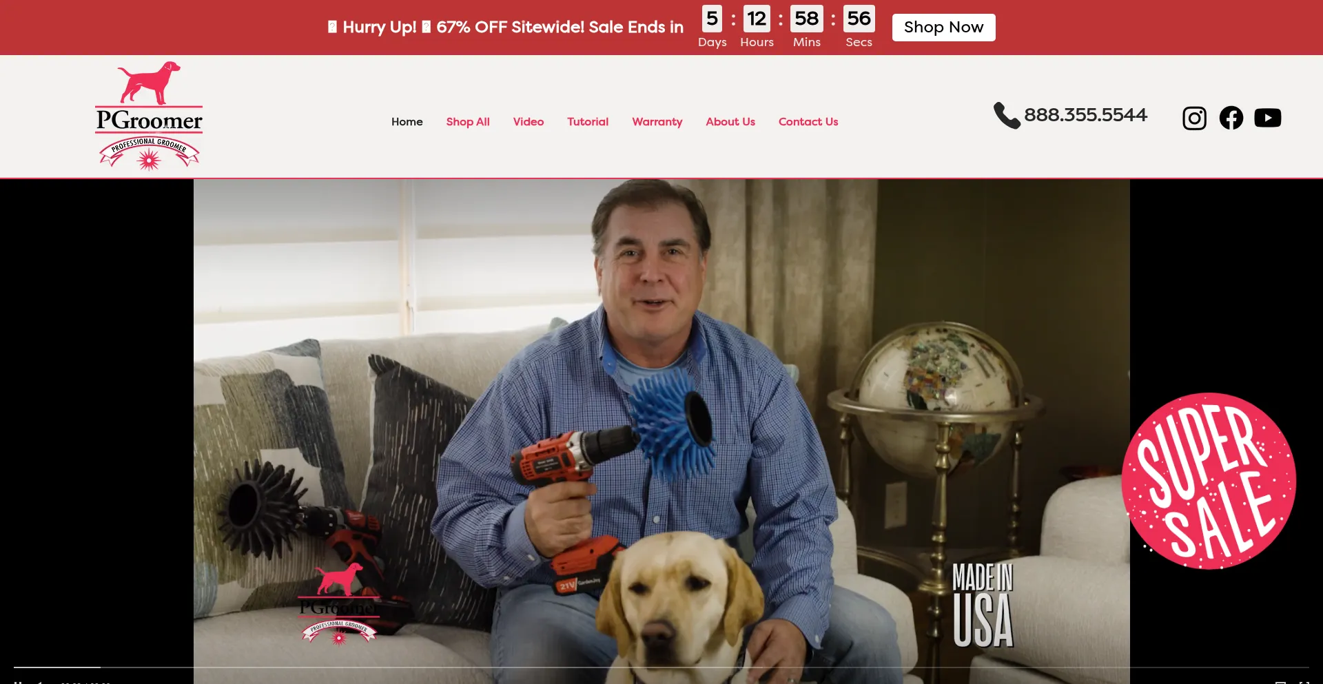 Pgroomer.com Screenshot