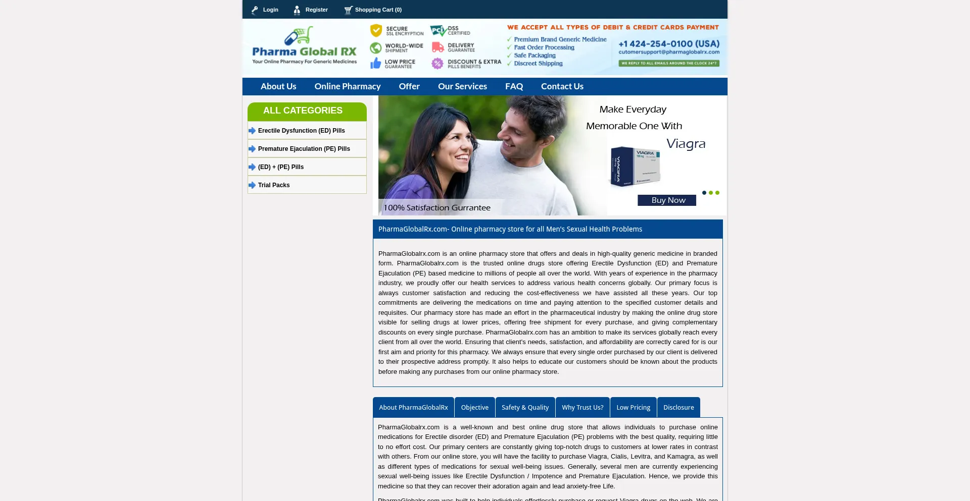 Is Pharmaglobalrx.com Safe?