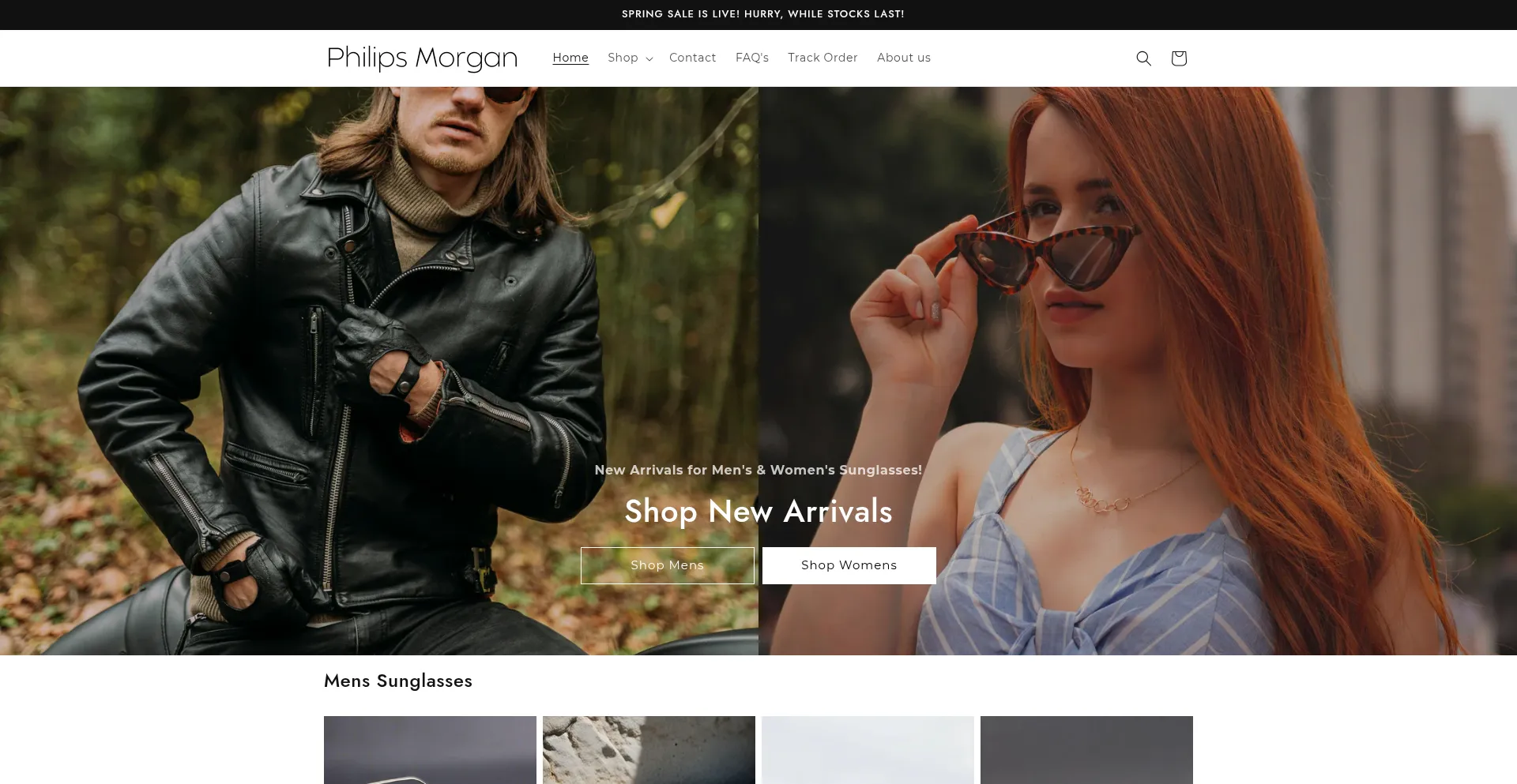 Website screenshot of Philipsmorgan.com