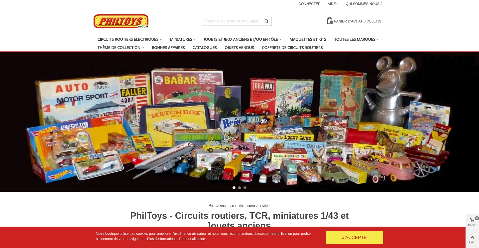 Website screenshot of Philtoys.com