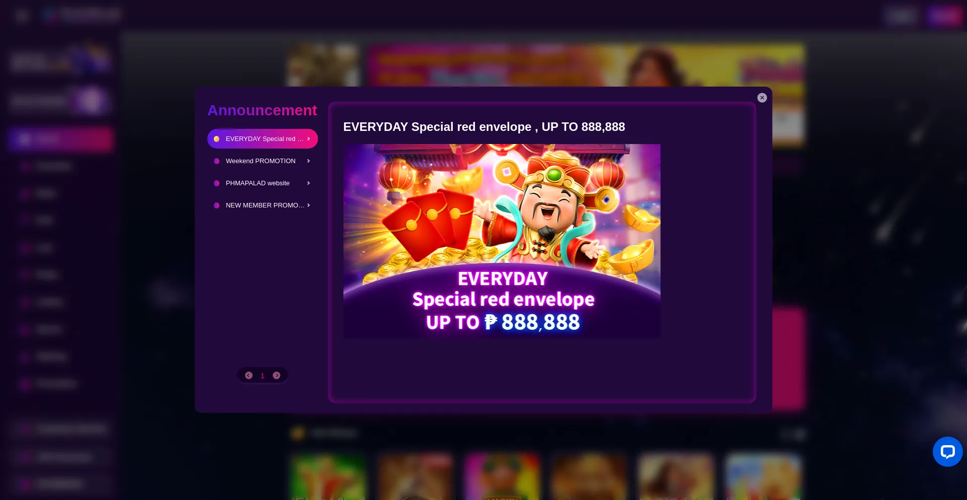 Website screenshot of Phmapalad.co