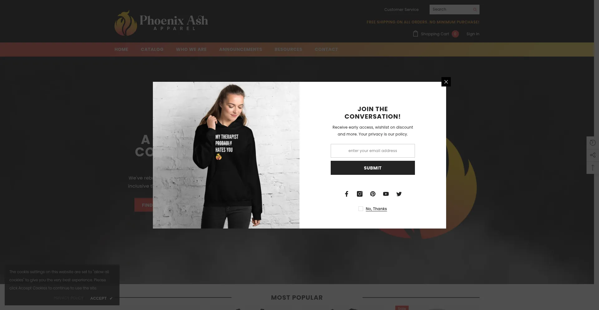 Phoenixashapparel.com