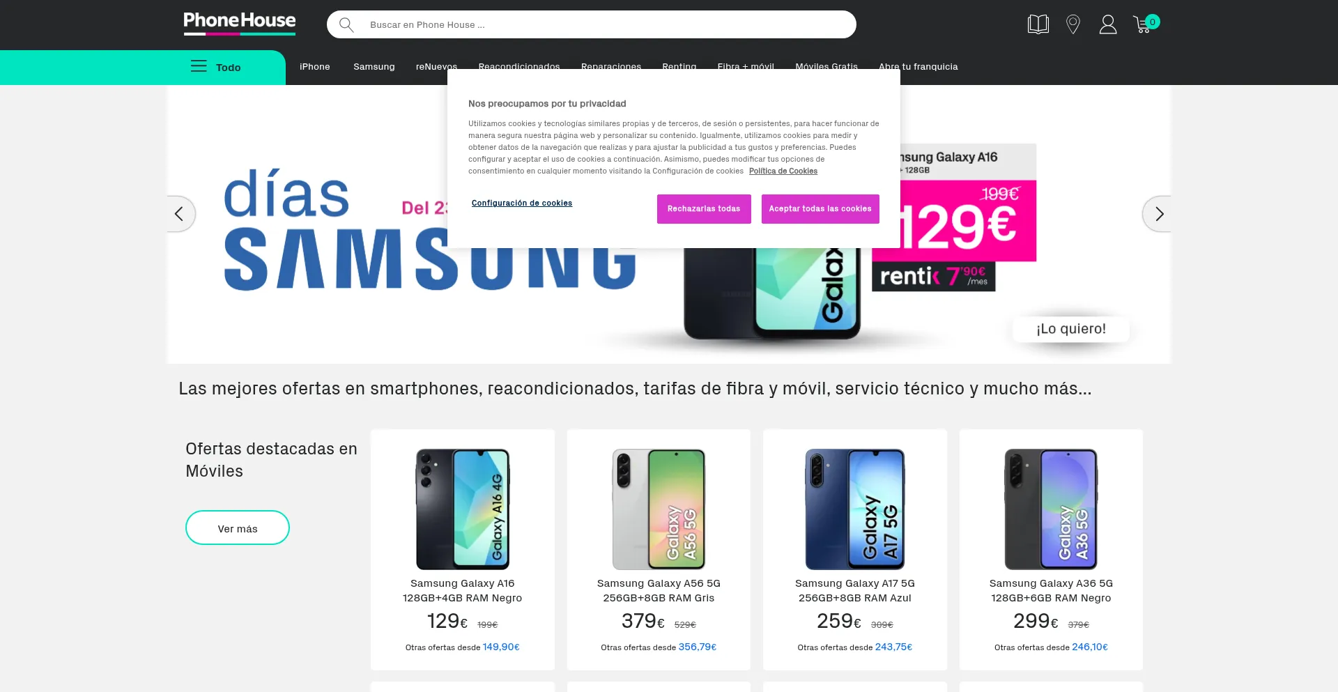 Phonehouse.es Screenshot