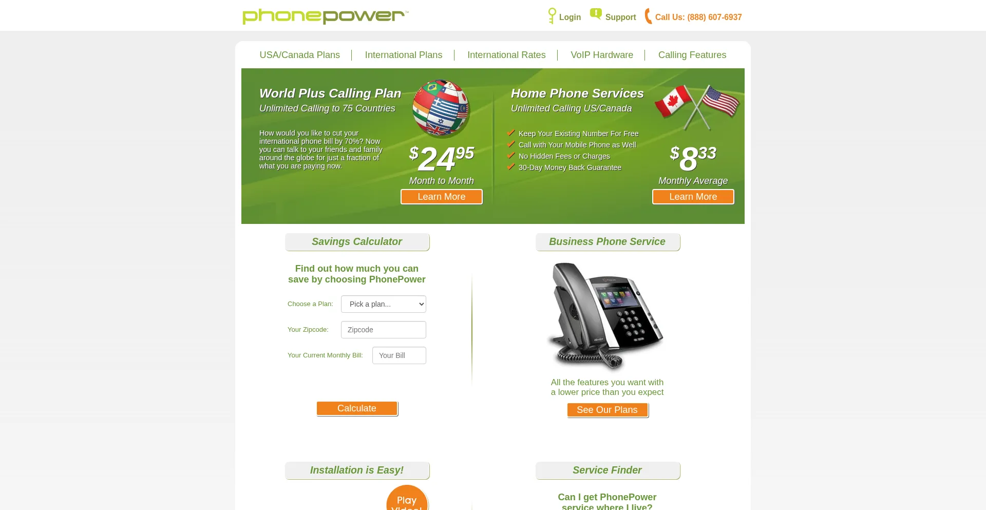 Phonepower.com Screenshot