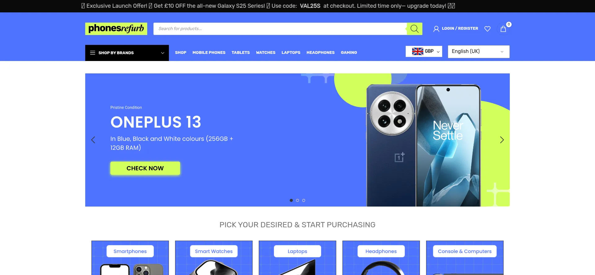 Phonesrefurb.com Screenshot