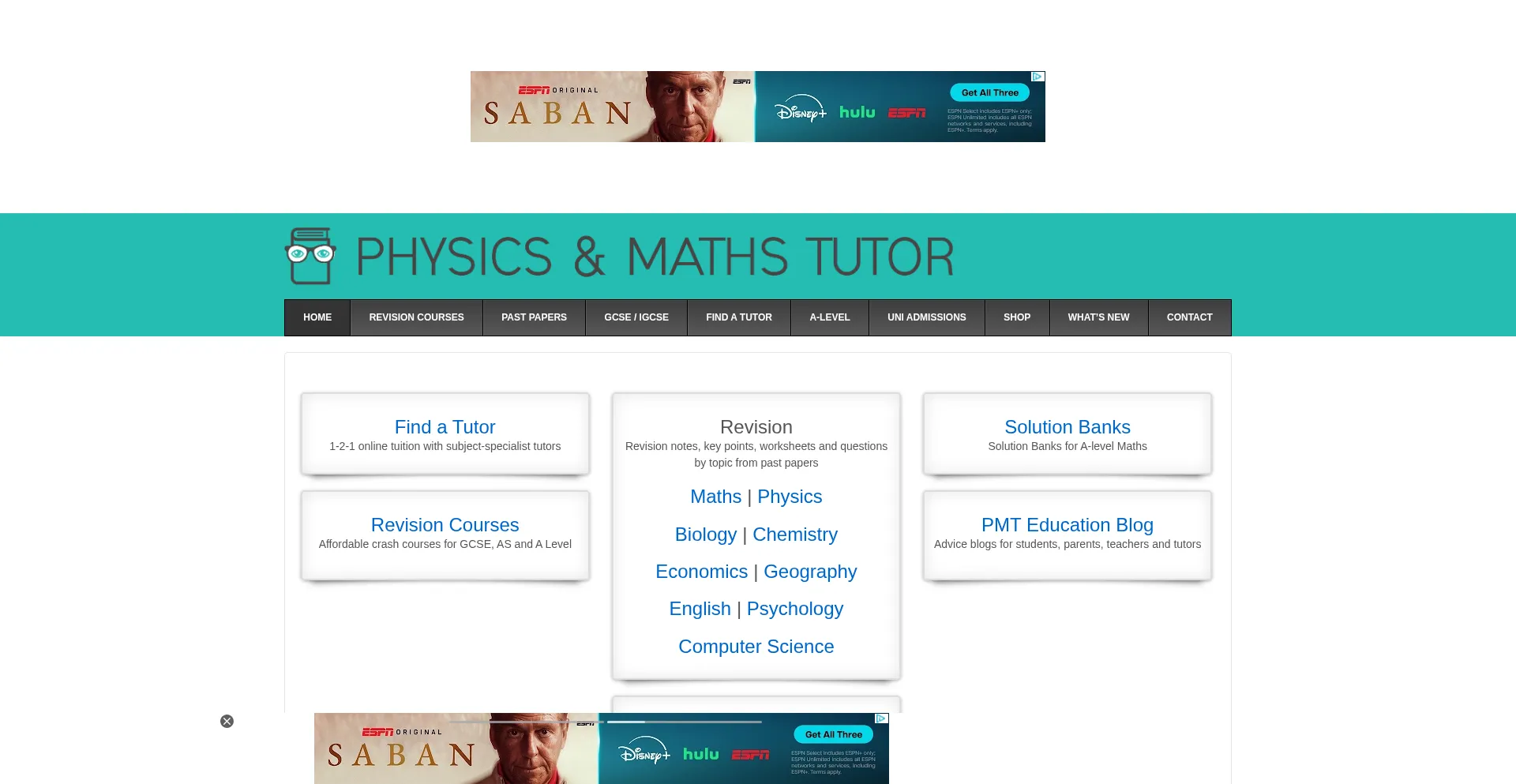 Physicsandmathstutor.com