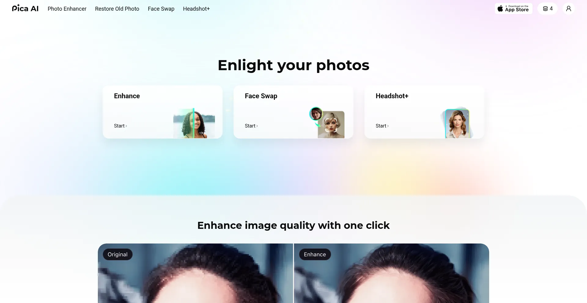Pica-ai.com Screenshot